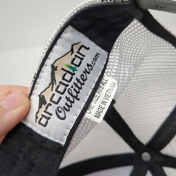 Idaho Life Snapback Trucker Hat Gray One Size Adjustable Arcadian Outfitters - Picture 9 of 9